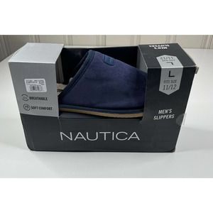 New Nautica House Slippers Size Large 